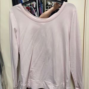 Pink cross cross sweater
